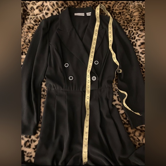 RARE Vintage LIZ CLAIBORNE PETITE jumpsuit- 4 - Picture 4 of 9